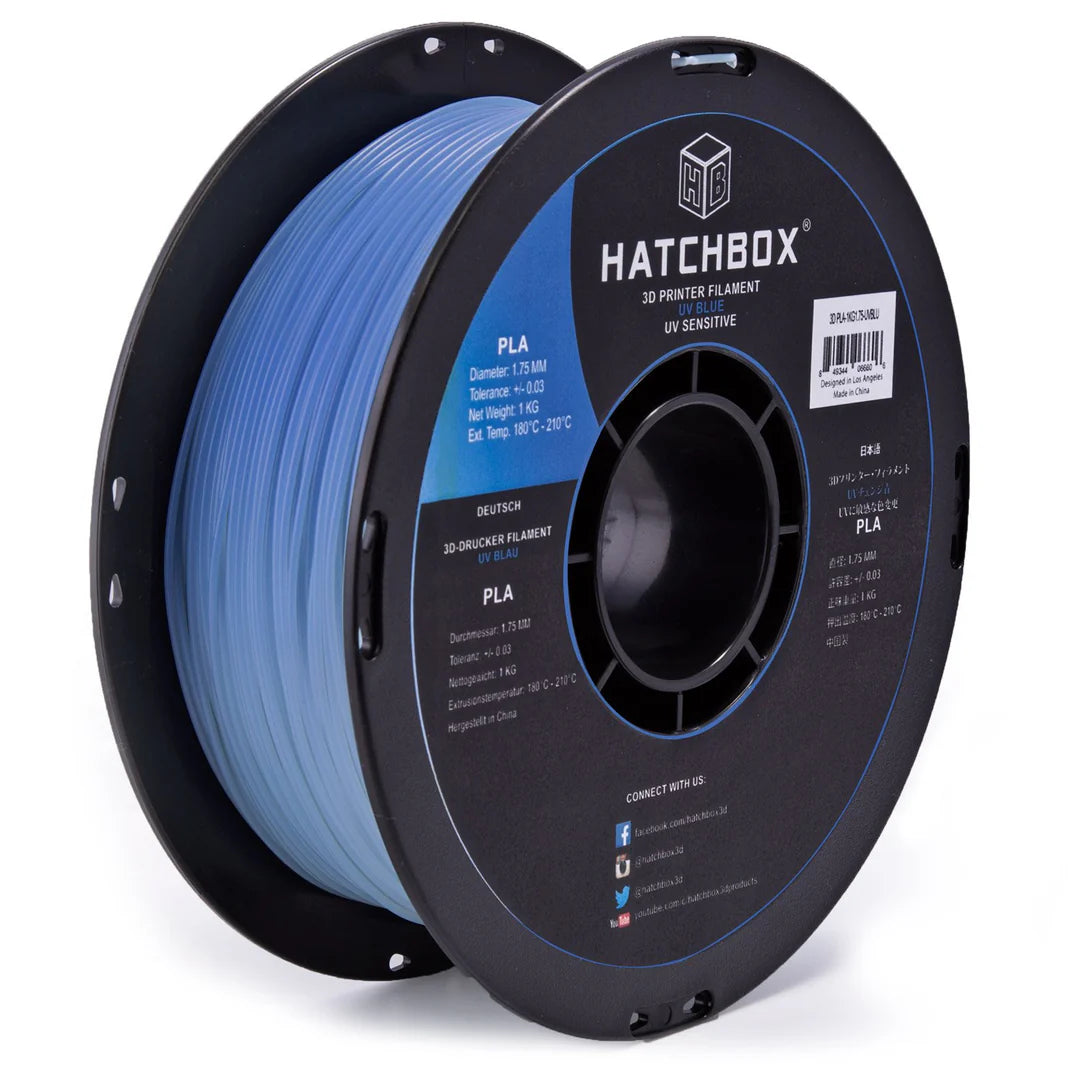 HATCHBOX 3D PLA 1.75MM Color Changing FILAMENT