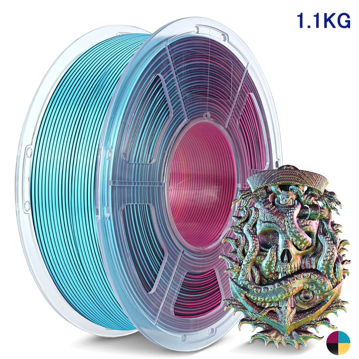 JAYO PLA+ Multi-Color SILK 1.75mm 1.1kg