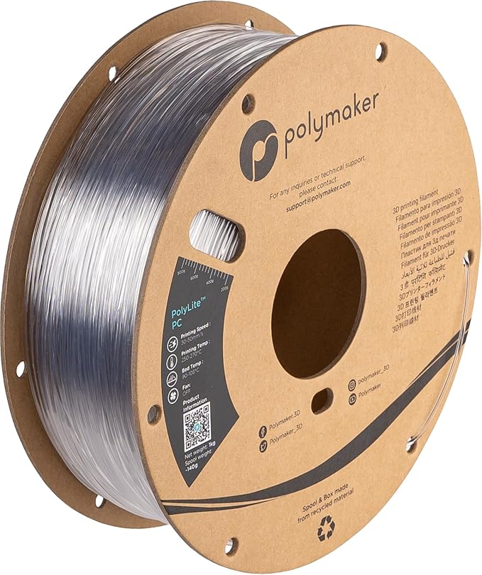 PolyLite PC 1.75mm/1kg Clear
