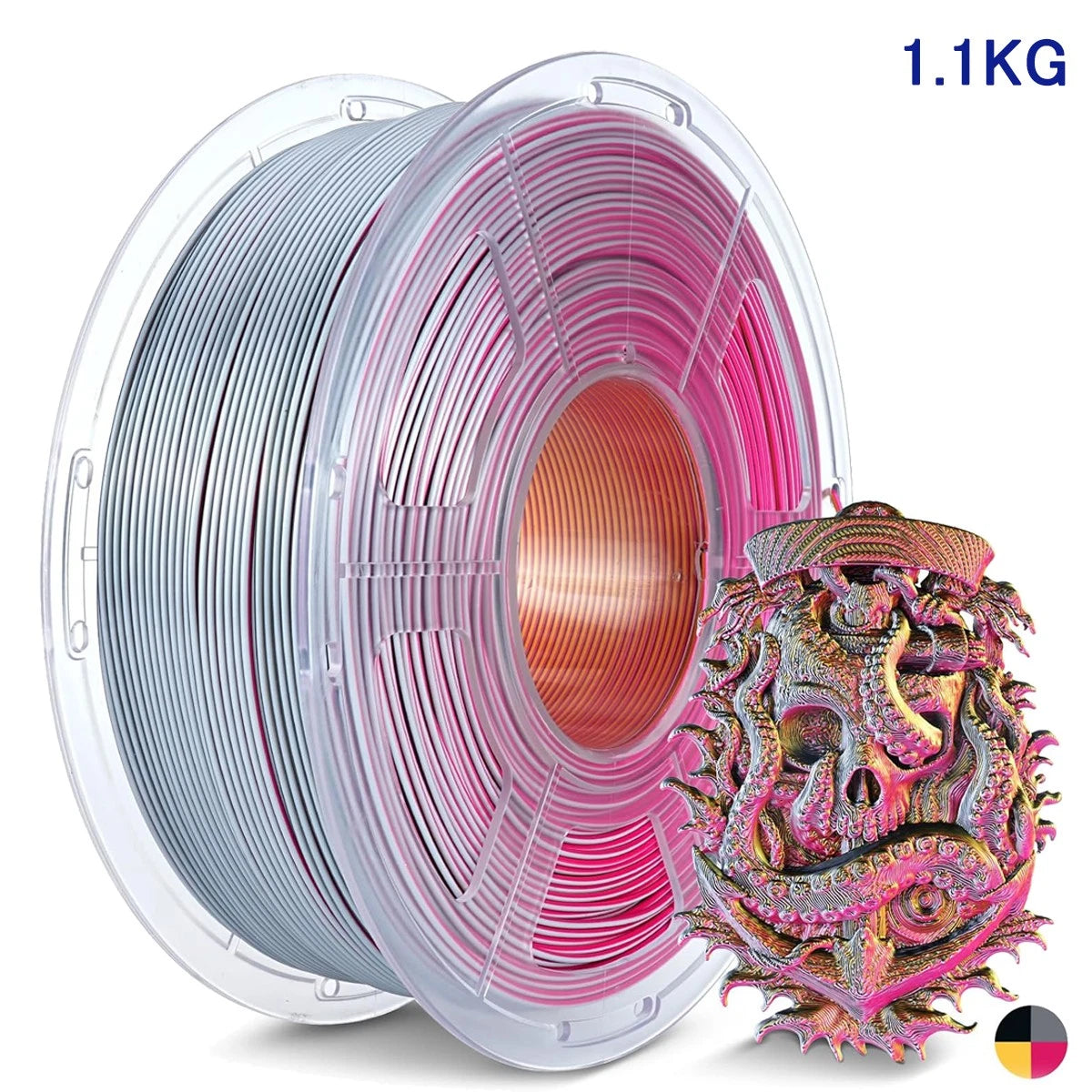 JAYO PLA+ Multi-Color SILK 1.75mm 1.1kg