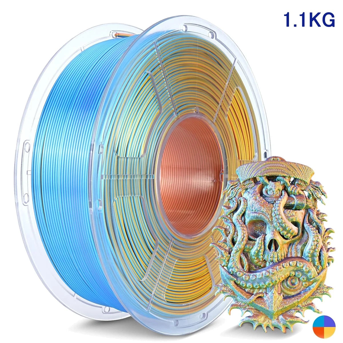 JAYO PLA+ Multi-Color SILK 1.75mm 1.1kg