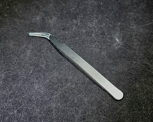 Stainless Steel Tweezers with Curved Point